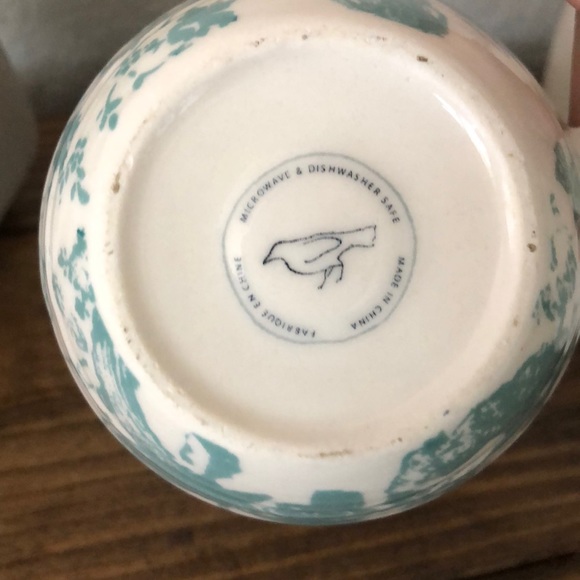 Anthropologie S Monogram Floral Mug - Picture 2 of 4